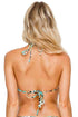 Luli Fama Guantanamera Crystallized Molded Push Up Bandeau Halter Top